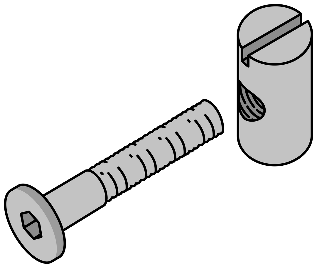 2 Pc Barrel Nut For Zuca Clamps