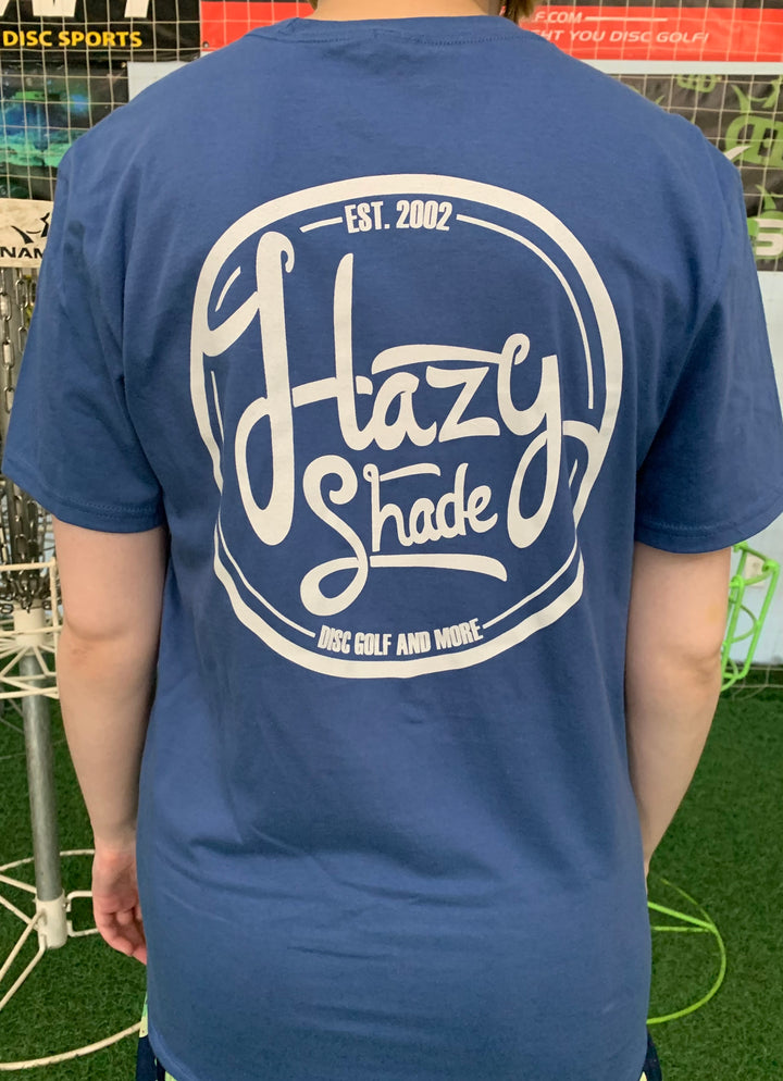 Hazy Shade Round Script Logo T-Shirt