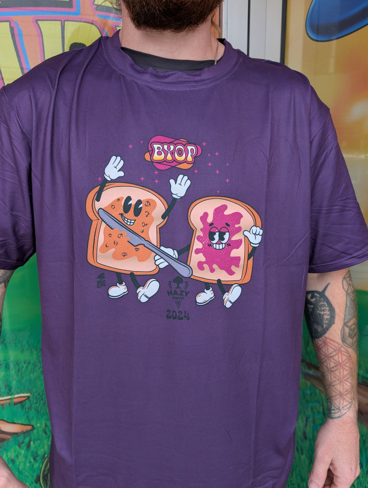 BYOP 2024 Peanut Butter and Jelly Dri Fit Shirt