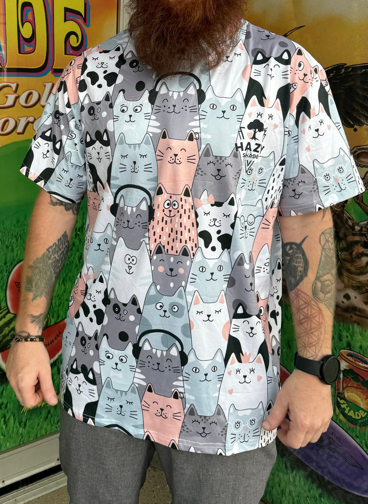 Happy Cat Hazy Shade Dry Fit Shirt