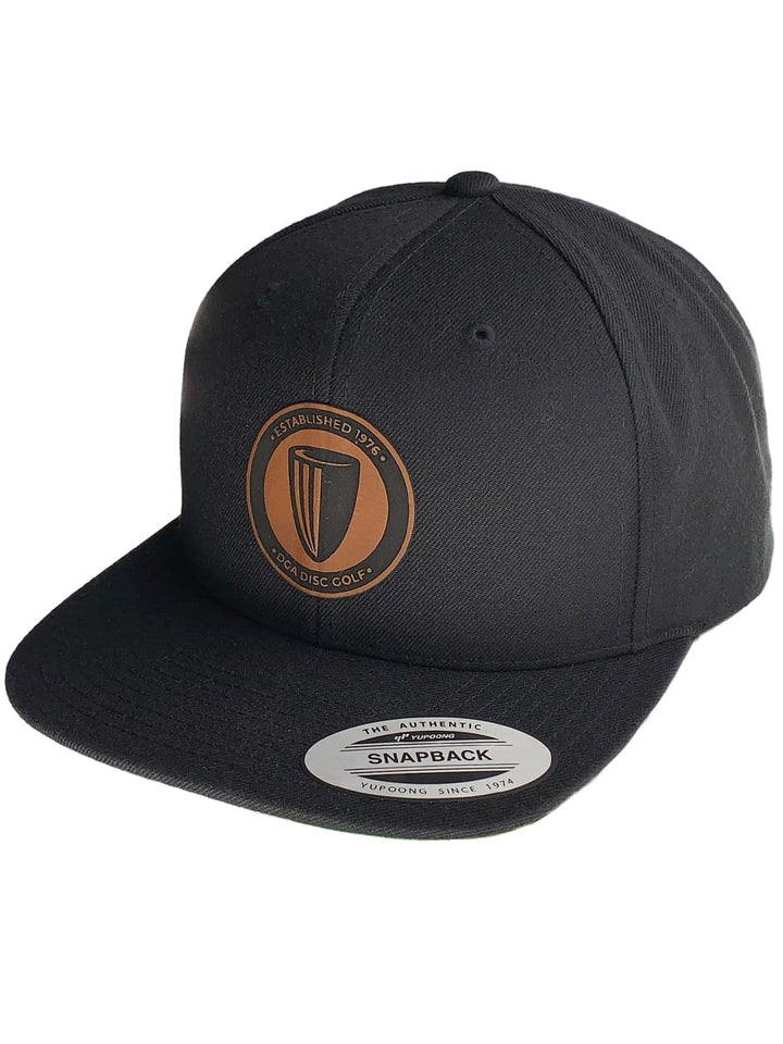 DGA Leather Patch Flat Bill Premium Snapback