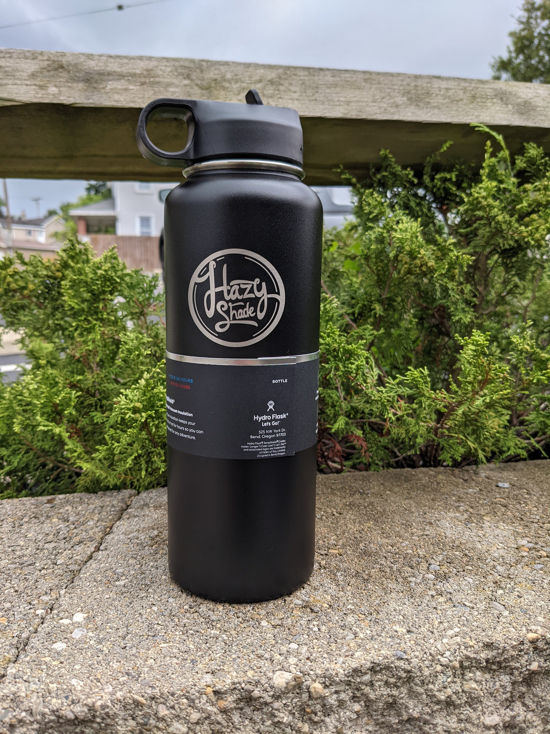 Hazy Shade 40oz Flask w/ straw Lid