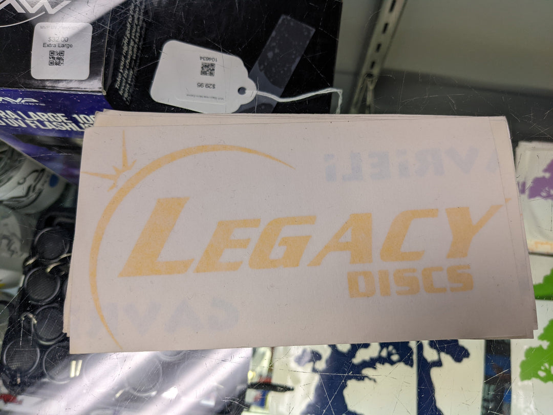 Legacy Disc Golf Vinyl Sticker