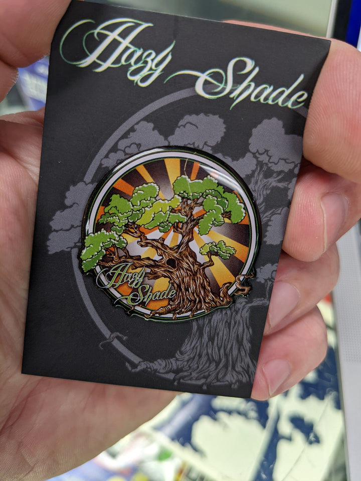 Hazy Shade Roots Logo Pin