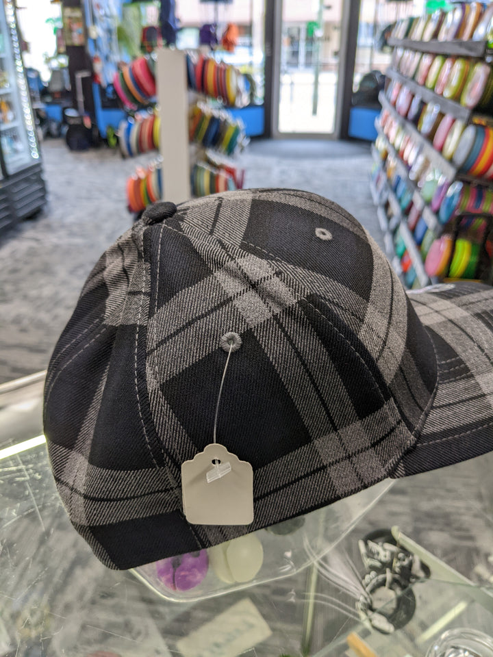 Hazy Shade Flexfit Hat Tartan Plaid S/M