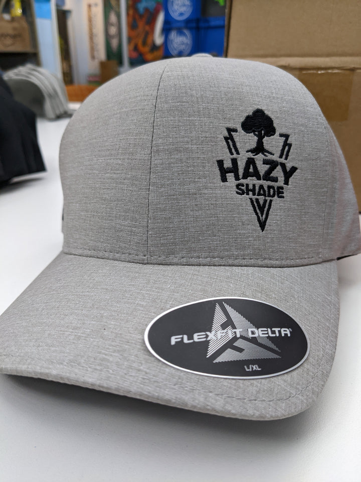 Hazy Shade Flexfit Delta Hat Triangle Melange Silver