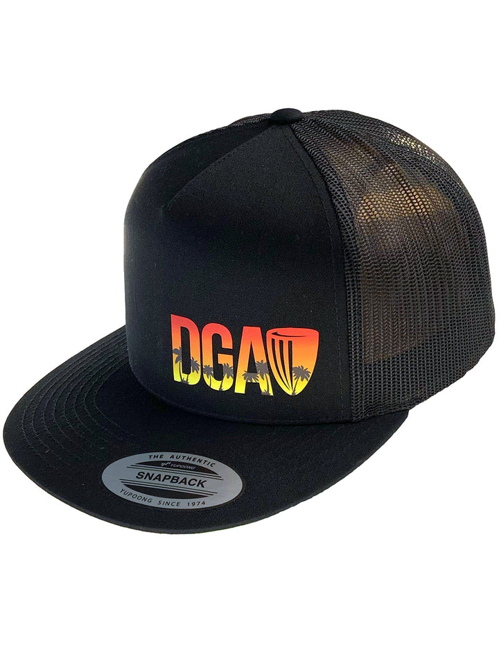 DGA Flatbill Mesh Snapback Cap Hat