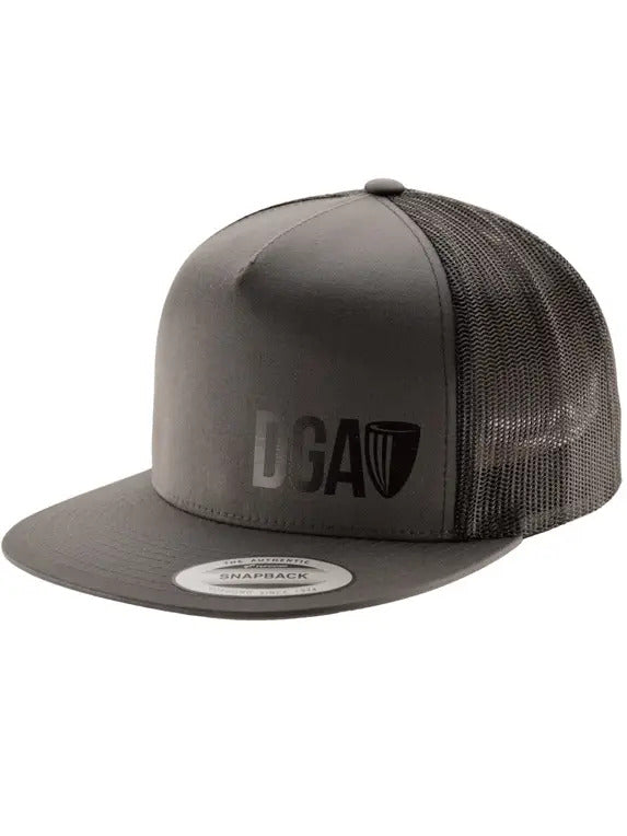 DGA Flatbill Mesh Snapback Cap Hat