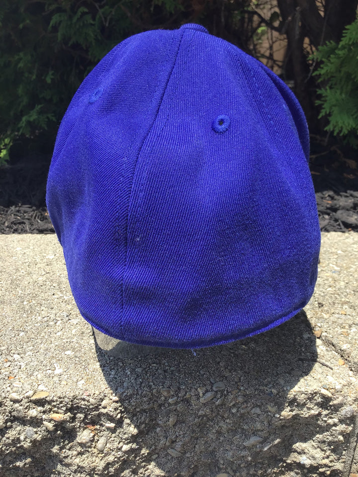 Axiom Flexfit 7 1/4-7 5/8 Fitted Flatbill Hat Blue