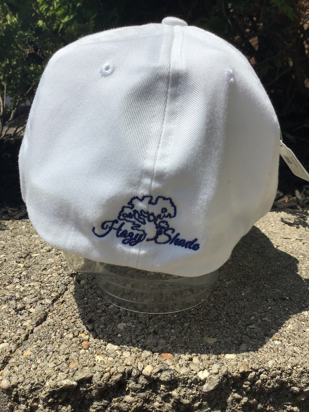 Hazy Shade Puff Tree Flexfit Flatbill White Hat L/XL