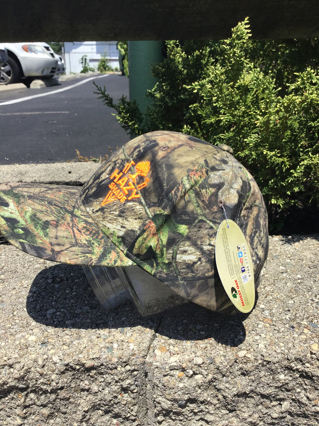 Hazy Shade Camo Diamond Logo Snapback Curved Bill Hat