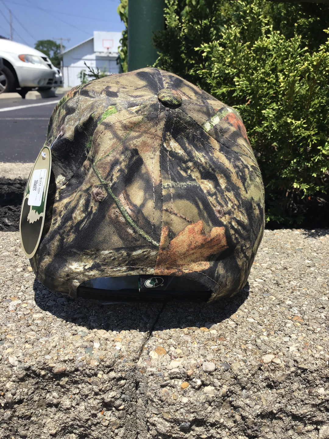 Hazy Shade Camo Diamond Logo Snapback Curved Bill Hat